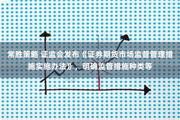 常胜策略 证监会发布《证券期货市场监督管理措施实施办法》，明确监管措施种类等