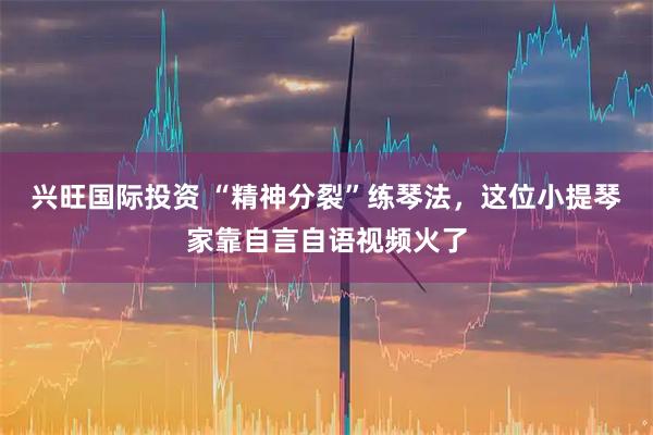 兴旺国际投资 “精神分裂”练琴法，这位小提琴家靠自言自语视频火了