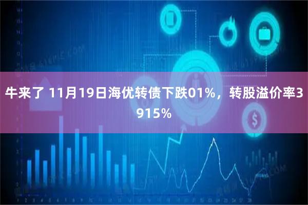 牛来了 11月19日海优转债下跌01%，转股溢价率3915%